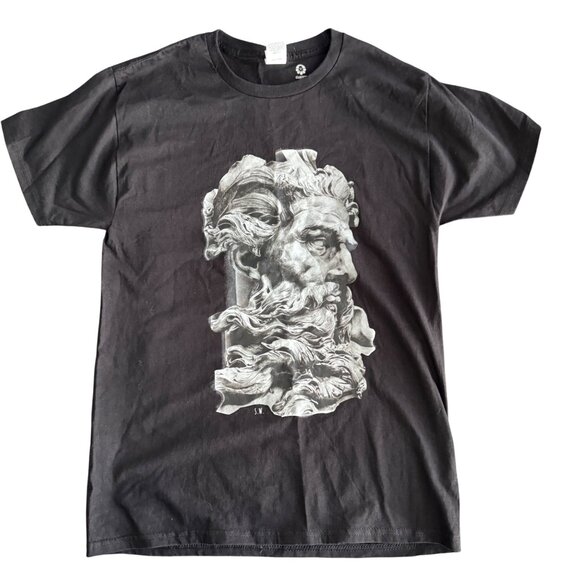 Custom Ink Black Poseidon T-Shirt - Picture 1 of 4